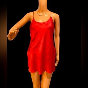 Magic Silk red slip nightie